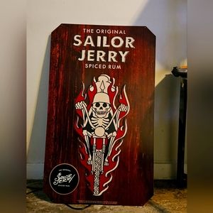 Sailor Jerry Motorcycle Sign
